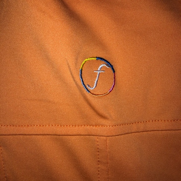 NWT Ferreira activewear workout exercise tennis jacket, full zip, snap sleeves - Picture 10 of 16